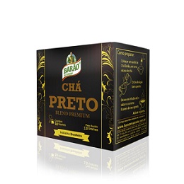 CHA BARAO PRETO C/10 UN