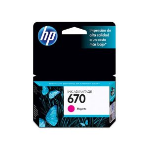 CZ115AB CARTUCHO HP ORIG 670 MAGENTA 4,0ML