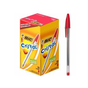 CANETA BIC CRISTAL VERMELHA
