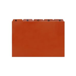 INDICE FICHARIO 6X9 PLASTICO A-Z