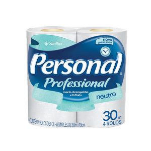 PACOTE PAPEL HIG BCO PERSONAL 30 MTS PCT C/4 ROLOS