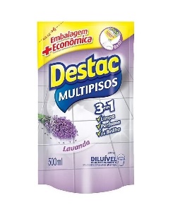 REFIL SACHE LIMPA PISO DESTAC LAVANDA 500 ML