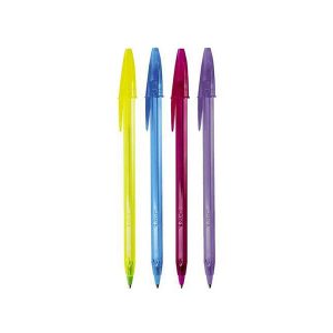 CANETA BIC SHIMMERS AZUL TURQUESA