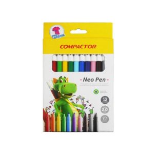CANETA COMPACTOR NEO PEN C/12 CORES
