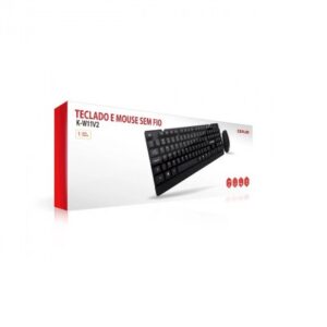 TECLADO / MOUSE WIRELESS SEM FIO USB K-W11V2 C3 TECH