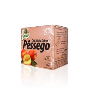 CHA BARAO PESSEGO C/10 UN