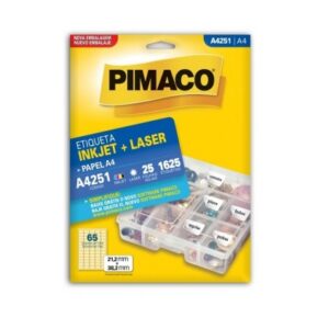 ETIQ PIMACO A4251 21,2X38,2 25 FLS