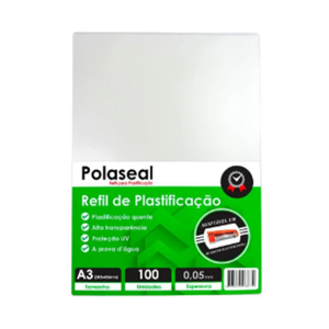 PLASTICO P/PLASTIFICADORA POLASEAL A-3 5M C/100