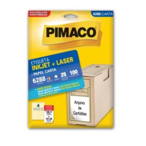 ETIQ PIMACO 6288 138,11X106,36 25 FLS