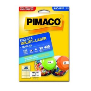 ETIQ PIMACO A5Q-1837 18X37 12 FLS