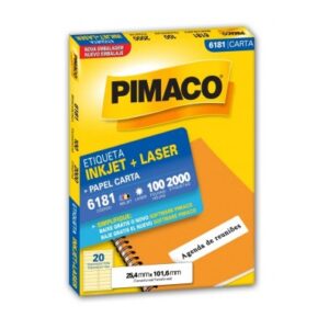 ETIQ PIMACO 6181 25,4X101,6 100 FLS