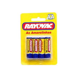 PILHA PEQ AA COMUM RAYOVAC