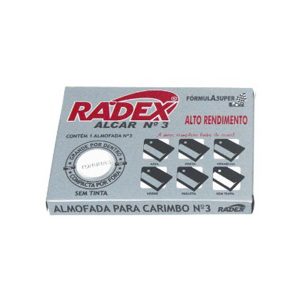 ALMOFADA CARIMBO N.3 S/TINTA RADEX