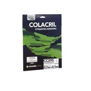 ETIQ LASER COLACRIL C/25 FLS 4090/CC295 59,27X85,73 - 08 P/FL
