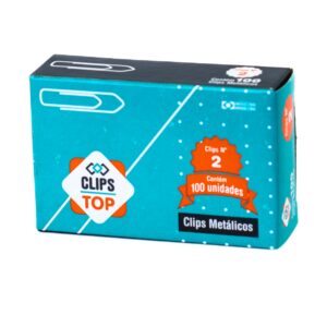 CLIPS 2/0 GALV. CX PEQUENA TOP C/100 UN