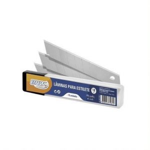 LAMINA ESTILETE LARGA 18MM BRW C/10 UN
