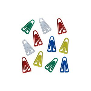 CLIPS COLORIDO 25MM CX C/25 UN PLAST
