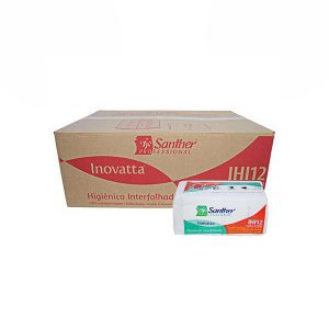 PAPEL HIG CAI CAI SANTHER BCO LUXO FL DUPLA C/12.000 FLS