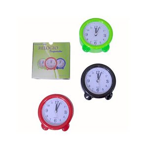 RELOGIO DESPERTADOR MESA REDONDO 10 CM