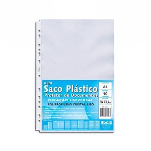SACO PLASTICO C/13F CARTOES CHIES C/10