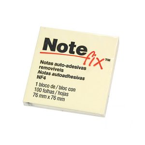 ADESIVO POST IT 654 NOTFIX 76X76 AMARELO