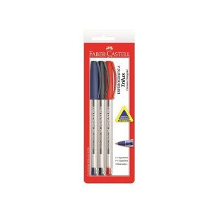CANETA FABER CASTELL TRILUX VERMELHA