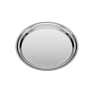 BANDEJA INOX REDONDA 40 CM