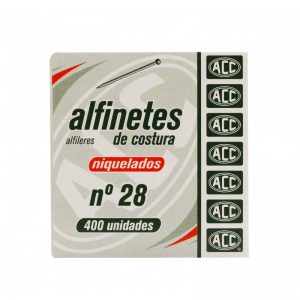 ALFINETE NIQUELADO N.28 ACC C/400