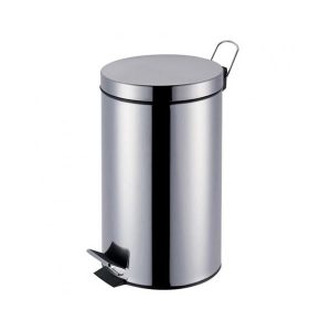 CESTO LIXO INOX PEDAL 12 LTS