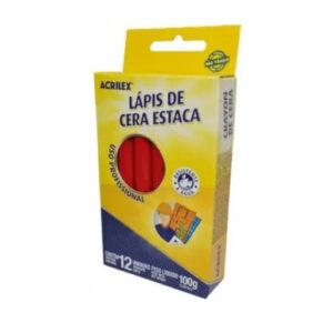 GIZ CERA ESTACA ACRILEX VERM C/12