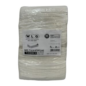 PAPEL TOALHA BCO 100% CELULOSE 20X20 FLAMINGO WLG C/1000