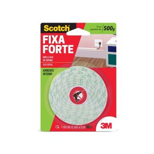 FITA DUPLA FACE ESPUMA 12MMX5MT 3M
