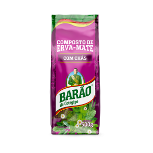 ERVA MATE BARAO COMPOSTO ERVA COM CHAS 500GR