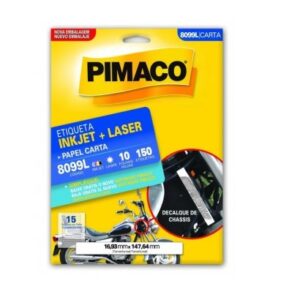 ETIQ PIMACO 8099-L 16,93X147,64 10 FLS