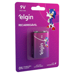 BATERIA ALC 9 VOLTS RECARREGAVEL ELGIN