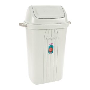 CESTO PLAST LIXO BASC 60 LTS SANREMO BEGE 284