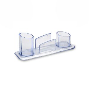 PORTA LAPIS TRIPLO WALLEU TRANSP