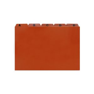 INDICE FICHARIO 5X8 PLASTICO A-Z