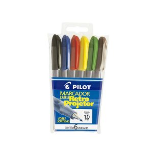 CANETA RETRO PILOT C/6 CORES