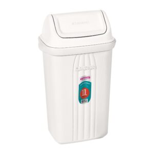 CESTO PLAST LIXO BASC 10 LTS SANREMO BEGE
