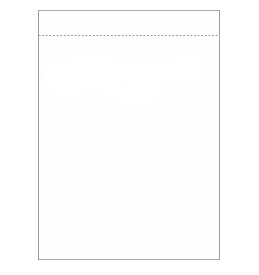 PAPEL A-4 BRANCO PICOTADO 3,5 CM