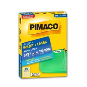 ETIQ PIMACO 6187 12,7X44,45 100 FLS
