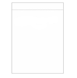 PAPEL A-4 BRANCO PICOTADO 2,0 CM