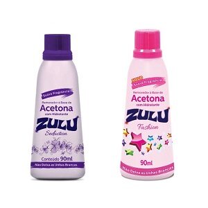 ACETONA REMOVEDOR ESMALTE ZULU 90 ML