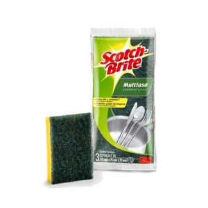 ESPONJA DUPLA FACE SCOTH BRITE C/3 UN