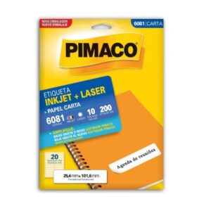 ETIQ PIMACO 6081 25,4X101,6 10 FLS