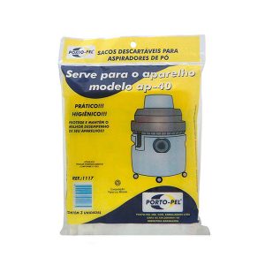 SACO P/ASPIRADOR AP-40 PO E AGUA C/3