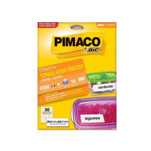 ETIQ PIMACO FREEZER 4080 25,4X66,7 10 FLS