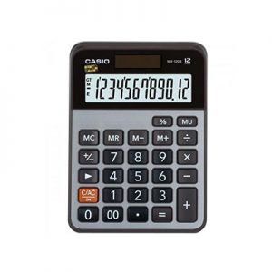 CALC MESA CASIO 12 DIG COM BATERIA SOLAR MX120BS4DC