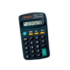 CALC BOLSO BRW 08 DIG 6X11 CC1000 SEM PILHA